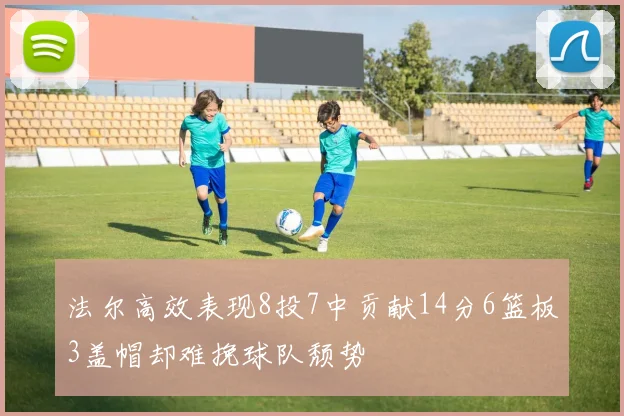 法尔高效表现8投7中贡献14分6篮板3盖帽却难挽球队颓势